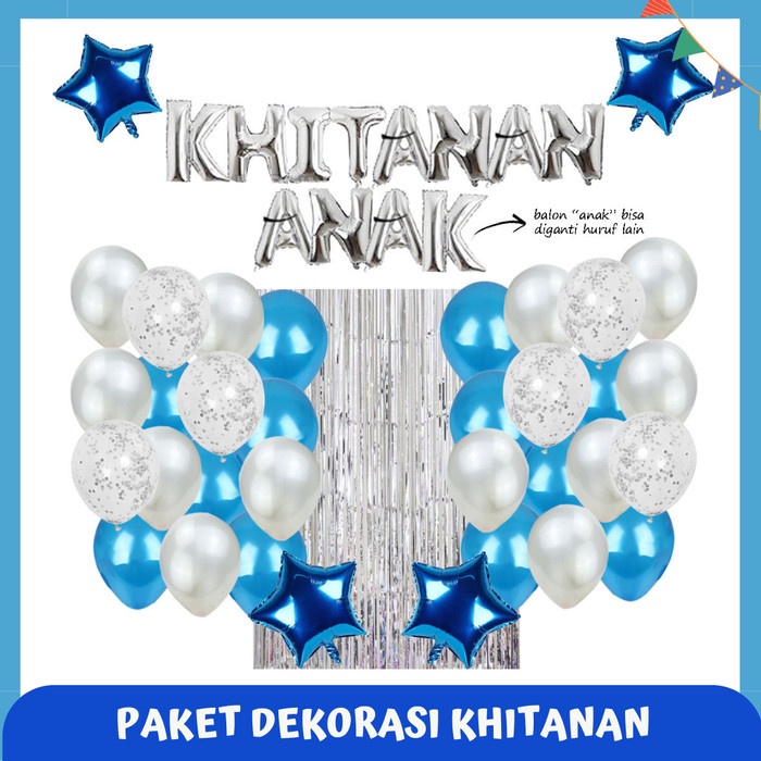 Jual Paket Dekorasi Khitanan Anak / Paket Khitan Balon Karakter ...