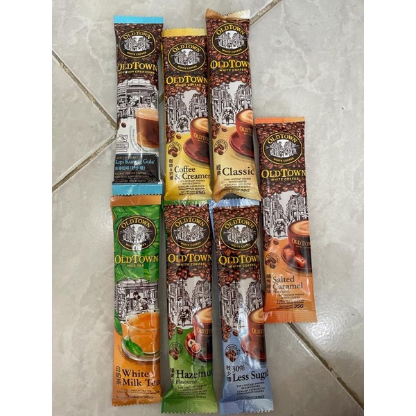 Jual Kopi Old Town Ecer / Sachet Semua Rasa Shopee Indonesia