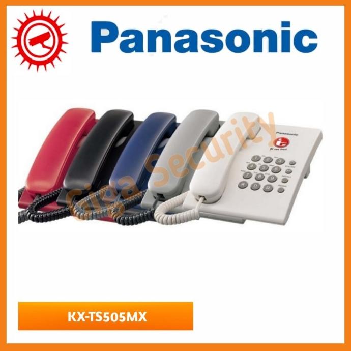 Jual Pesawat Telepon Single Line Analog Panasonic KX TS505 Garansi Resmi Shopee Indonesia