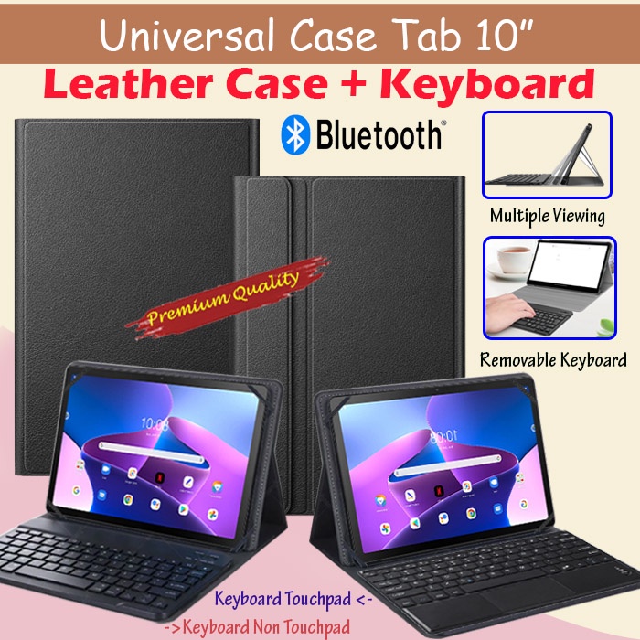 Jual Advan Tab VX Lite 10.4 Flip Case Keyboard Bluetooth Non / Touchpad