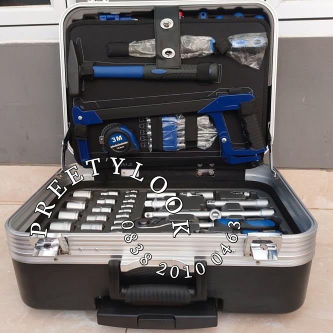 Jual Tool Kit Set 132 Pcs - Sands Kunci Set Premium Tool Box Trolley ...