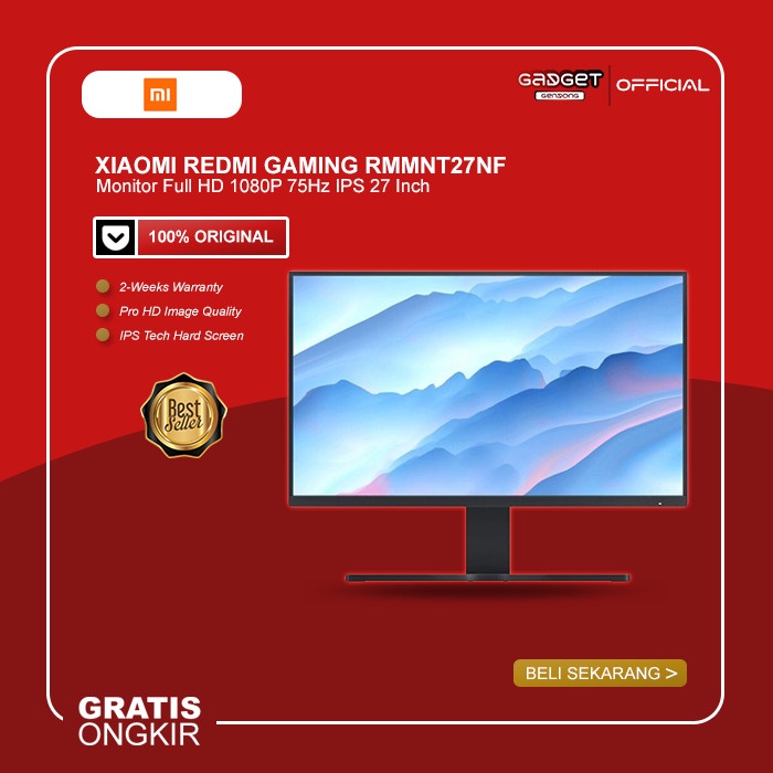 Jual Gaming Monitor Xiaomi Redmi Full HD 1080P 75Hz IPS 27 Inch ...