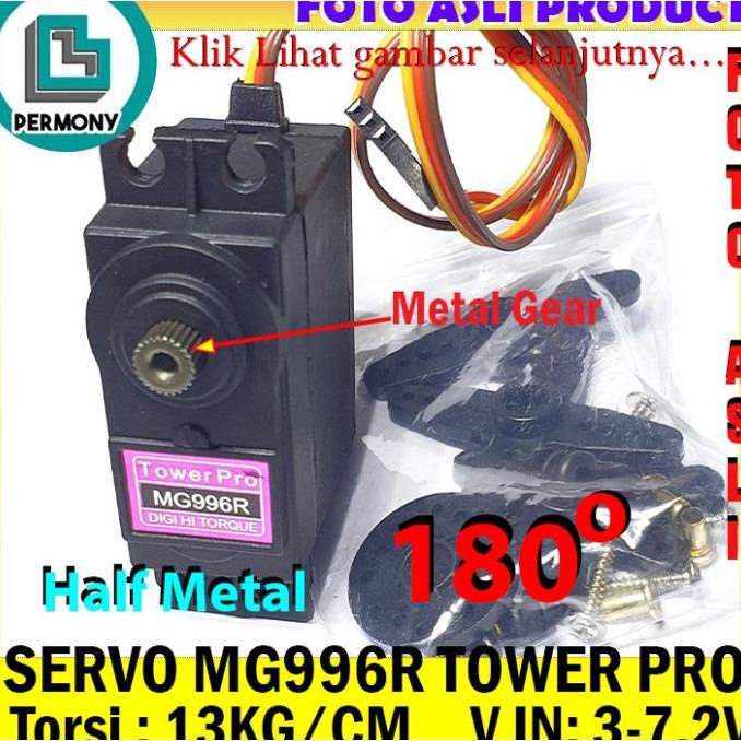 Jual MG996R motor servo MG996 TowerPro MG 996R Tower Pro | Shopee Indonesia
