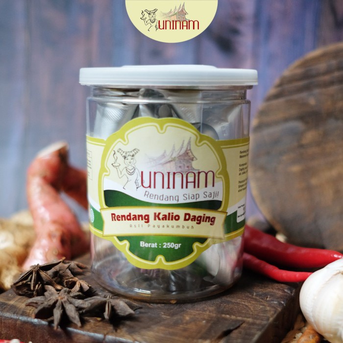 Jual RENDANG KALIO DAGING 250GR / RENDANG KALIO DAGING UNINAM | Shopee ...