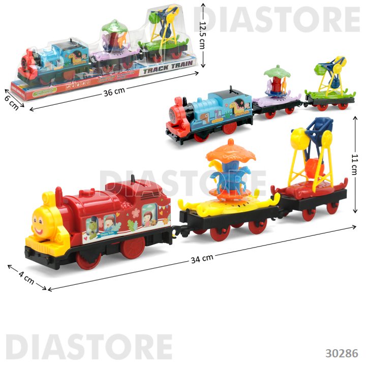 Jual Mainan Kereta Api Gerbong Muat Taman Bermain Jalan Track Train