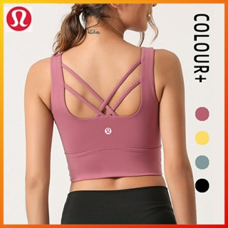 New 4 Color Women Lingerie Bras Lululemon Yoga Sports Bra with pads 2923