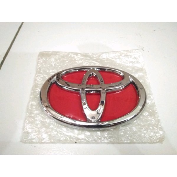 Jual Emblem Toyota Merah Agya Shopee Indonesia