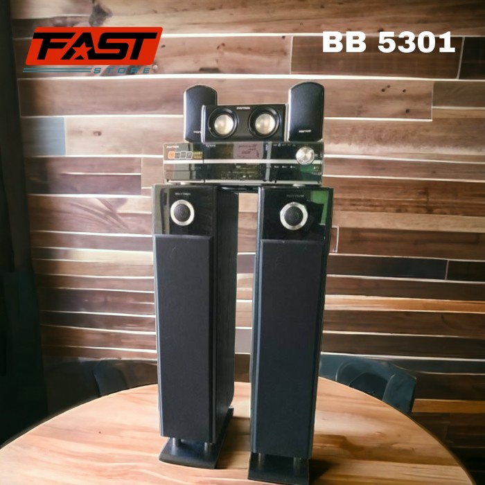 Jual POLYTRON BB 3501 BIG BAND DVD TAPE DECK SPEAKER USB