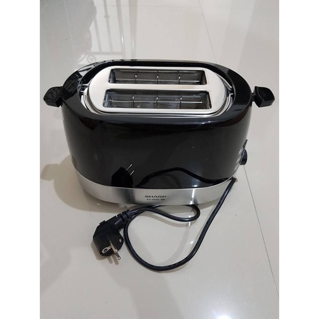 Jual Sharp Toaster Pop Up Roti Low Watt Kz 2S02 Bk / Pemanggang Roti