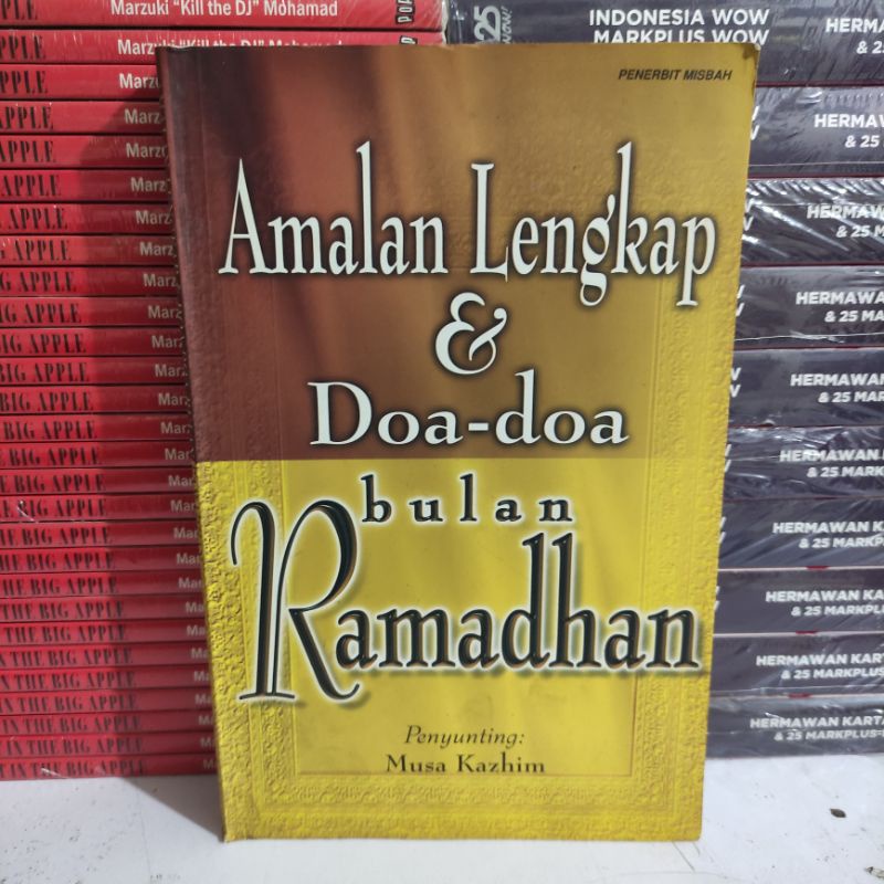 Jual BUKU MURAH ORIGINAL : AMALAN LENGKAP & DOA-DOA BULAN RAMADHAN ...