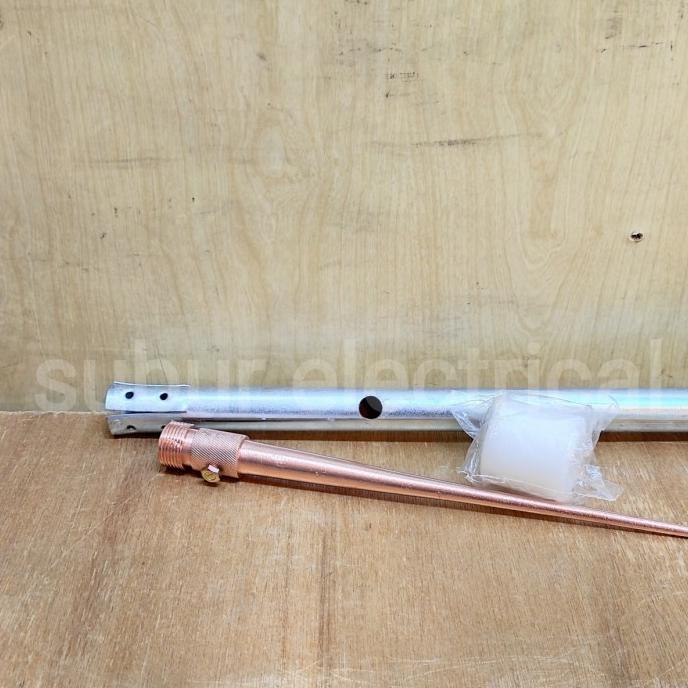 Jual Baru !!! Penangkal Petir Pipa 60Cm+Tombak Splitzen 30Cm+Sock ...