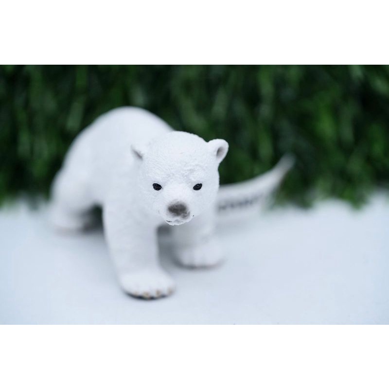 Jual Schleich Animal 14708 Polar Bear Cub Beruang Binatang Figure ...