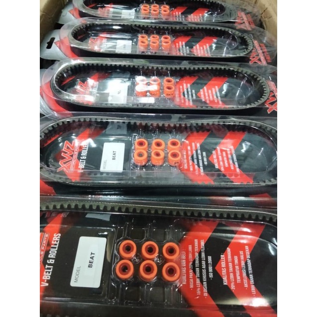 Jual VBelt Racing,VBelt Motor Beat F1kode part KZL stater kasar jaf