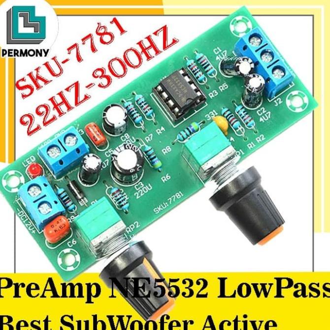 Jual Sale Now Ne5532 Lowpass Filter Preamp Low Pass Subwoofer Limited
