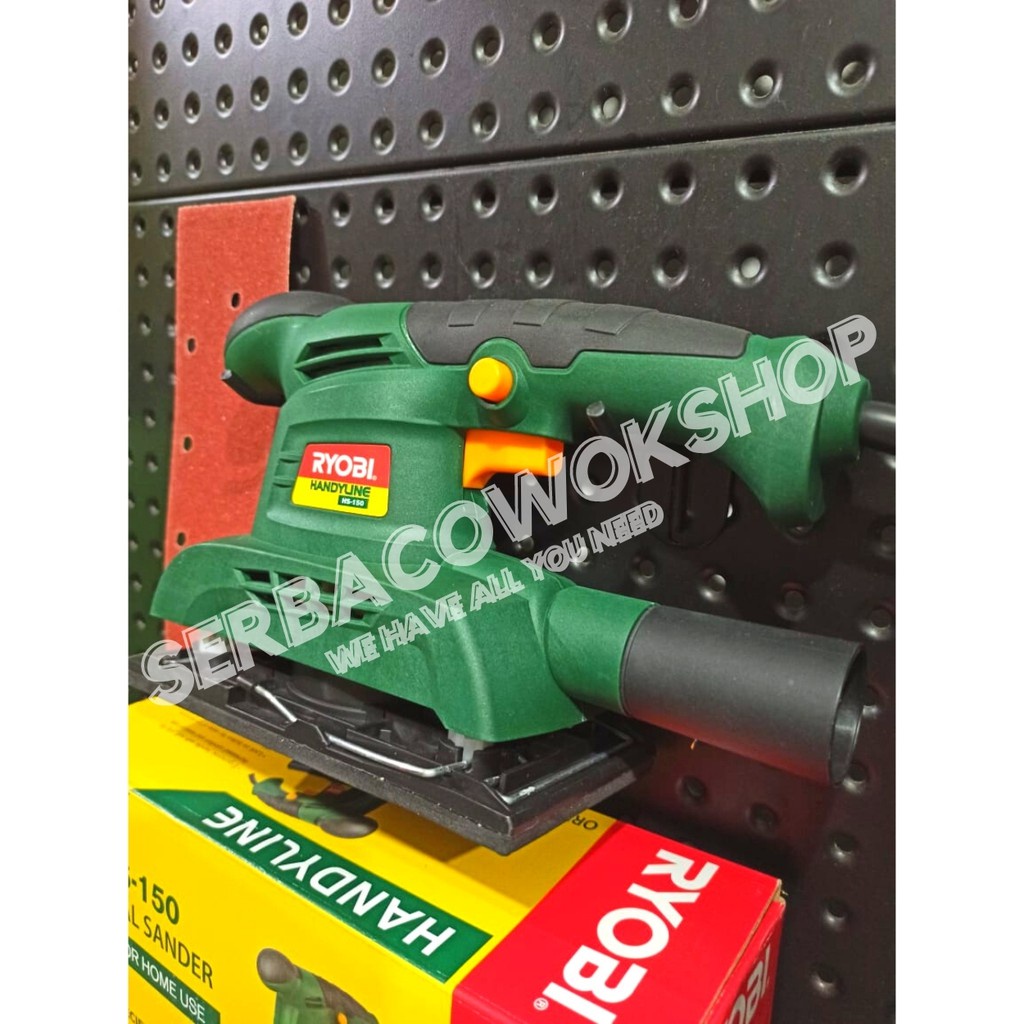 Jual Ryobi Orbital Sander Hs150 Mesin Amplas Electric 150 Watt Ter