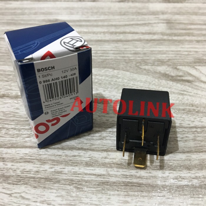 Jual RELAY 12V KAKI 4 30A / RELAY KLAKSON BOSCH ORIGINAL star Shopee
