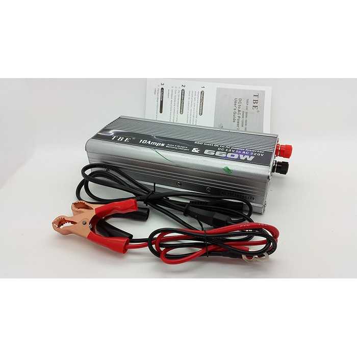Jual 2 in 1 (Inverter + Charger) Merk TBE 660 watt ( charger aki