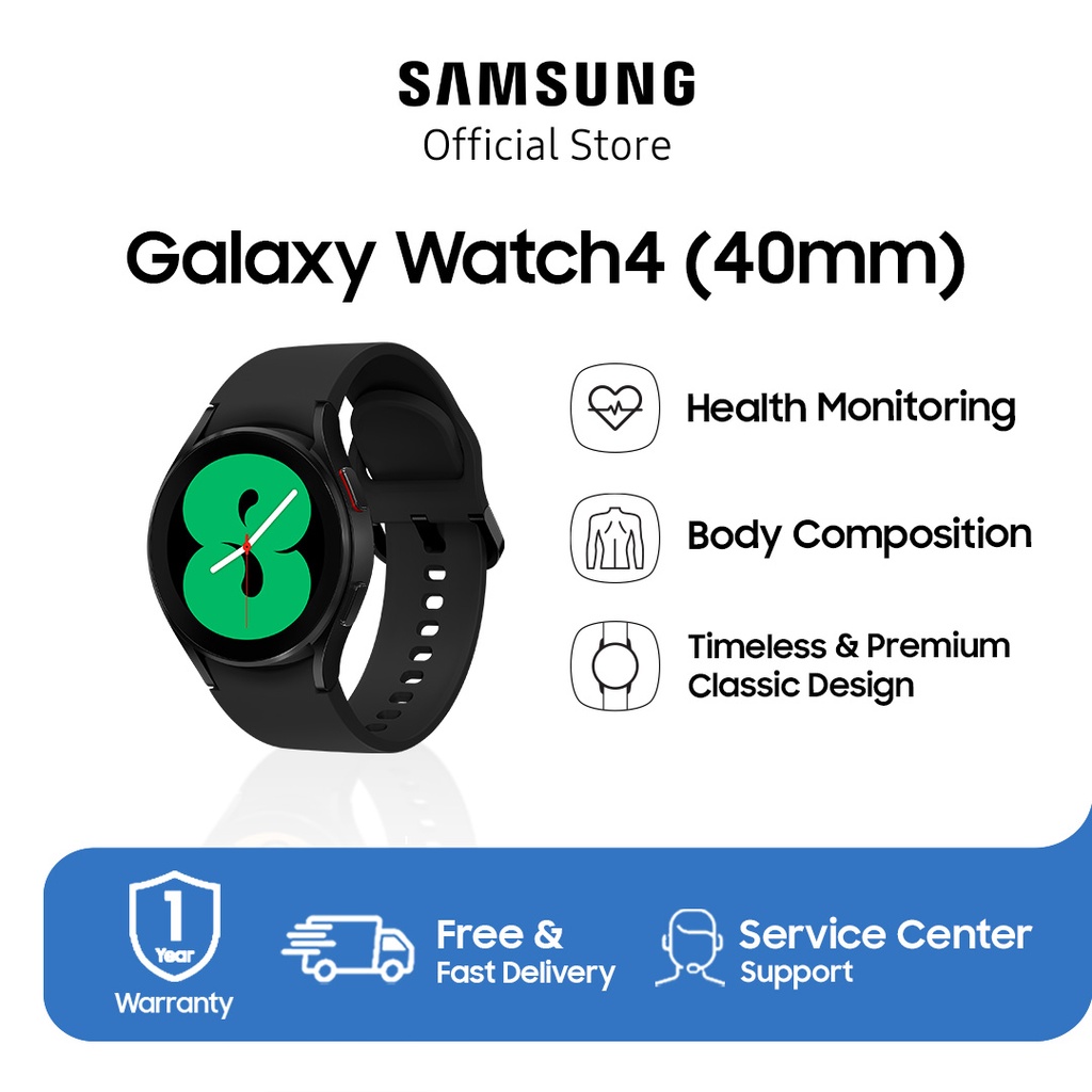 Jual Samsung Galaxy Watch4 40mm - Black | Shopee Indonesia