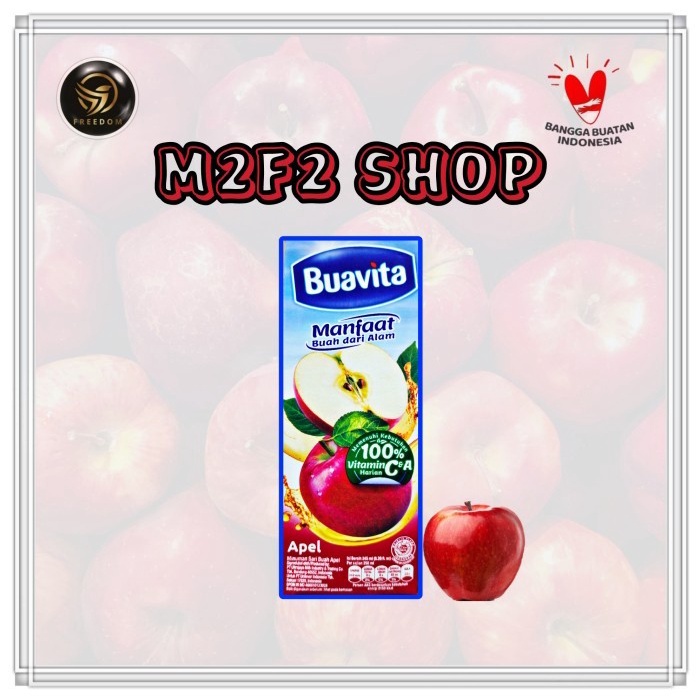Jual Jus Buavita Rasa Apel Kotak - 245 Ml (Kemasan 6 Pcs) | Shopee ...