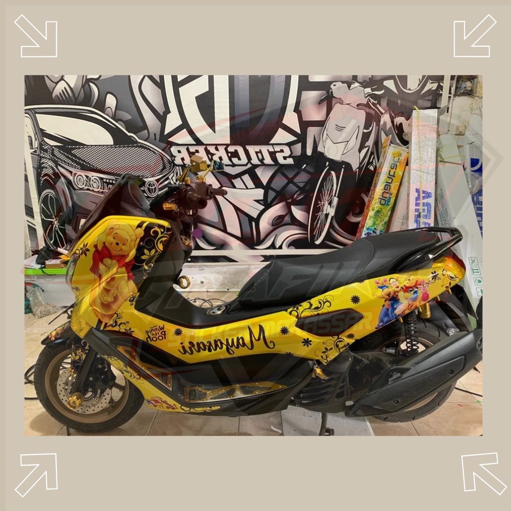 Jual Stiker Decal Motor YAMAHA NMAX Full Body Sticker NMAX Motif Winnie ...