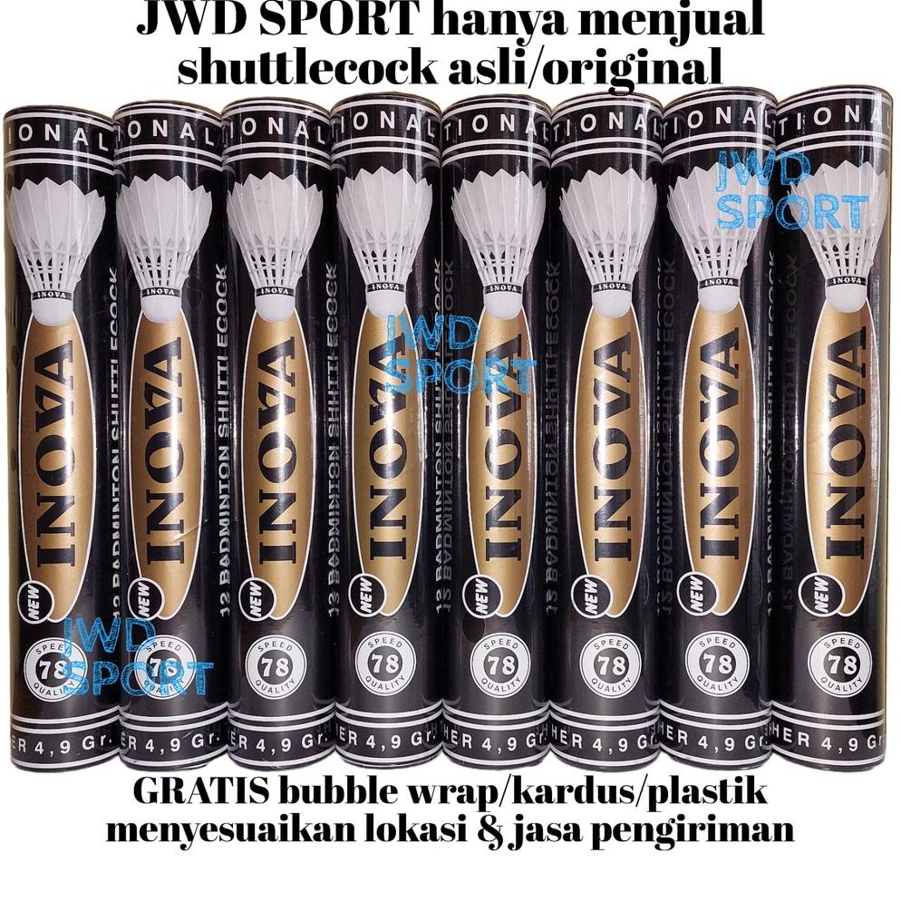 Jual Bisa Cod Shuttlecock Inova Hitam Original Isi 12 Per Slop Kok ...