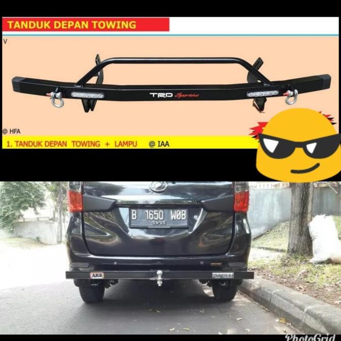 Jual Paket Tanduk Depan Besi Dan Towing All New Avanza Sampai Shopee Indonesia