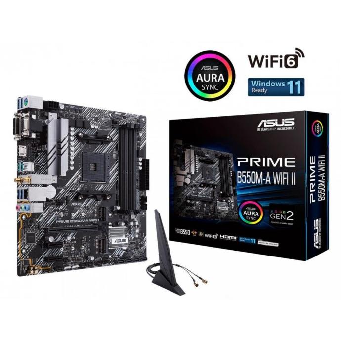 Jual HARGA TERMURAH !!! Motherboard ASUS PRIME B550MA WIFI II (AM4,AMD