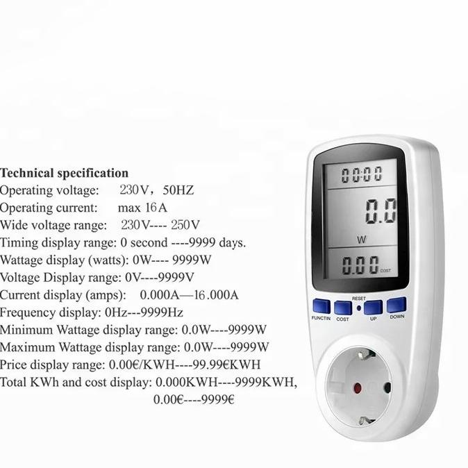 Jual Watt Meter Ac Kwh Voltmeter Pengukur Arus Daya Listrik Pln