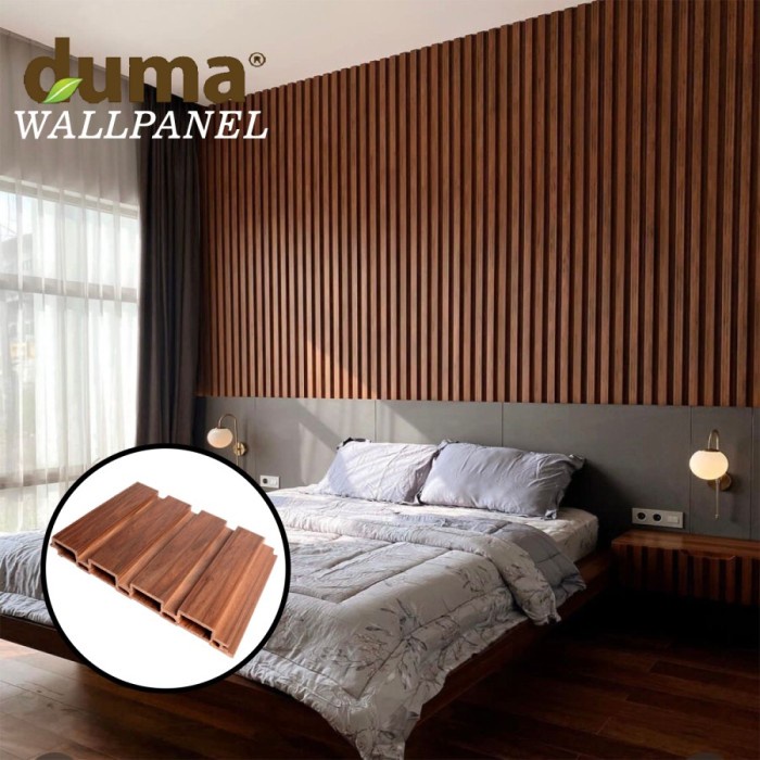 Jual WPC Fluted Contempo Wall Panel dinding indoor DUMA WOODPANEL