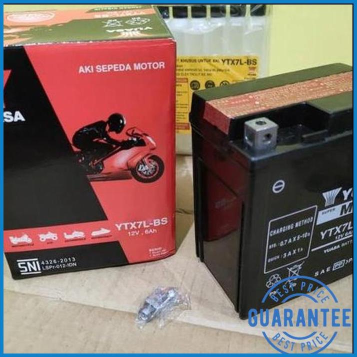 Jual AKI MOTOR D-TRACKER 150 XMAX VESPA LIBERTY YTX7L-BS YUASA ORI MF