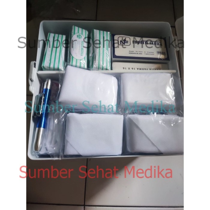 Jual PAKET KOTAK P3K LENGKAP DENGAN ISI SESUAI PERMENAKER | Shopee ...