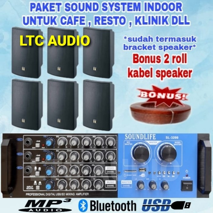 Jual Paket Sound System Indoor Cafe Resto Aula Toa Speaker Number Shopee Indonesia