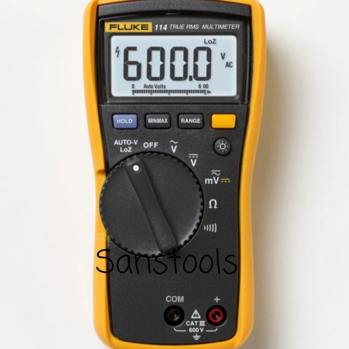 Jual FLUKE 114 TRUE RMS DIGITAL MULTIMETER MULTITESTER AVOMETER