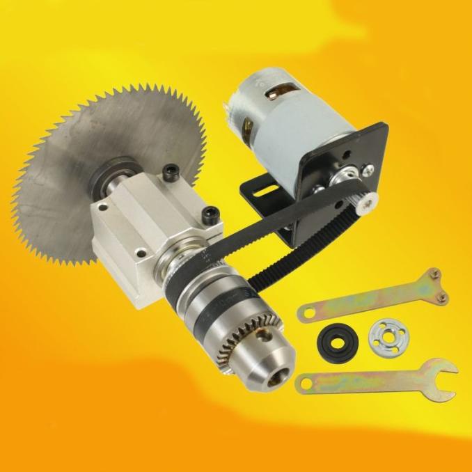 Jual Dinamo Motor Mini Bench Drill plus Table Saw dan Power Supply ...