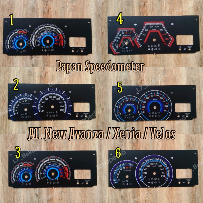 Jual Speedometer Custom Avanza Xenia Spidometer Indiglow Kode Hm239 ...