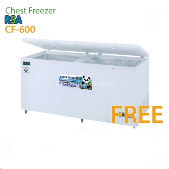 Jual [New Ori] Chest Freezer Rsa 600Liter Cf600 Garansi Resmi Limited ...