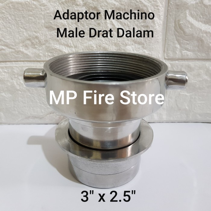 Jual Adaptor Pemadam Machino Male Cowok 3 X 2.5 Inch Drat Dalam ...