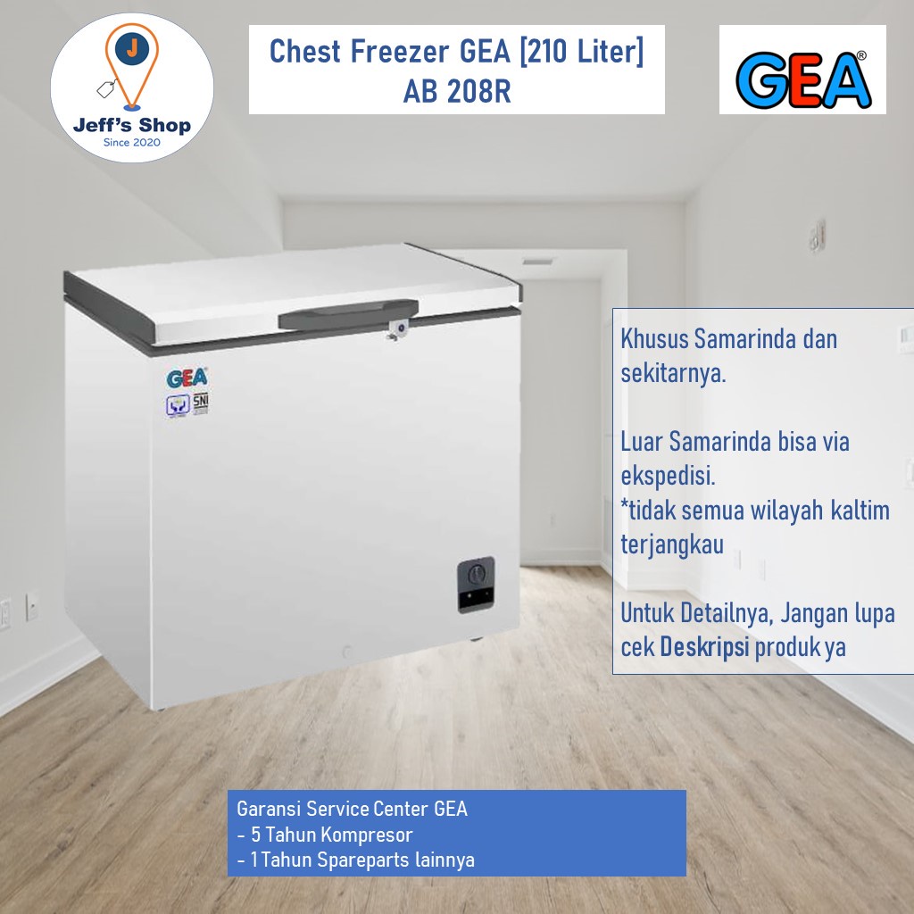 Jual Gea Chest Freezer Box Freezer Liter Ab R Shopee