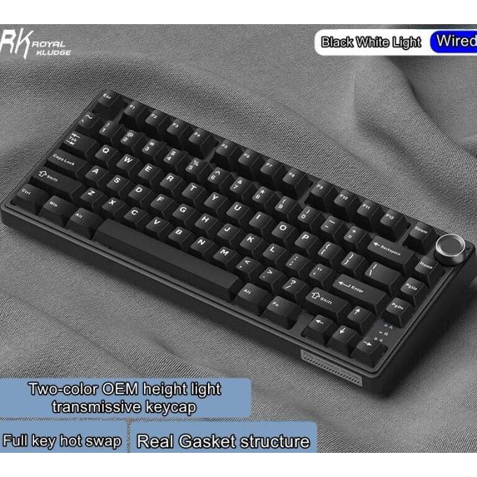 Jual Grosir RK Royal Kludge RK R75 75% Wired Mechanical Keyboard ...