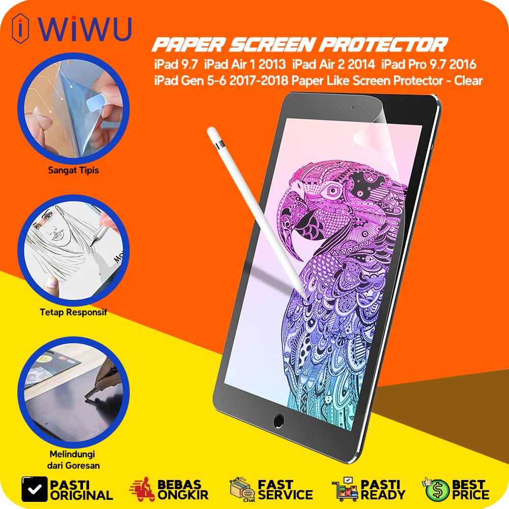Jual WIWU Paperlike Screen Protector Tempered iPad Pro 11 Air