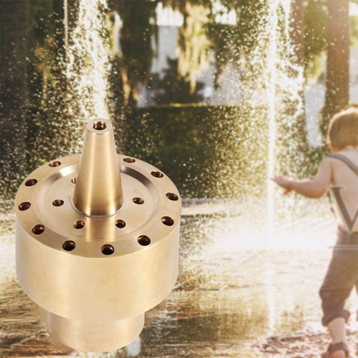 Jual Nozzle Air Mancur Tembaga Tipe Kolom Kepala Nozzle Kolam Air