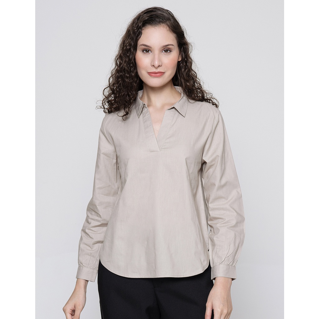 Jual Connexion Kemeja Lengan Panjang Skipper Collar Wanita 117065712 ...