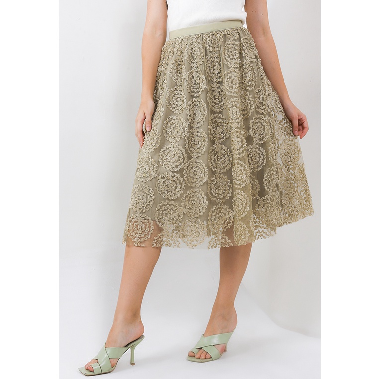 Jual Rok Icons Original Wanita Span Material tulle tidak transparan ...