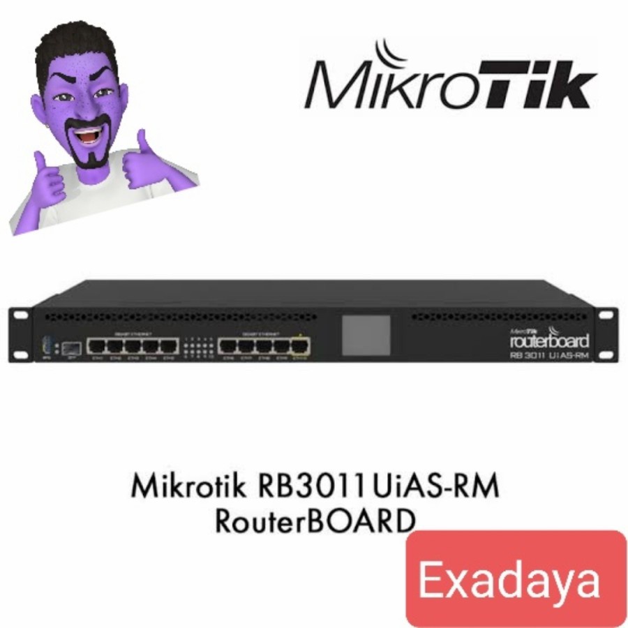 Jual MikroTik RB3011UiAS-RM Routerboad RB 3011 UiAS-RM | Shopee Indonesia