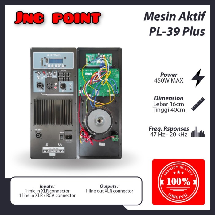 Jual New Mesin Kit Power Kit Aktif 500 Watt Usb Bluetooth Echo ...