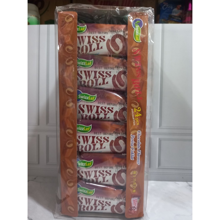 Jual SWIZZLEF SWISS ROLL MALAYSIA ISI 24 PCS | Shopee Indonesia