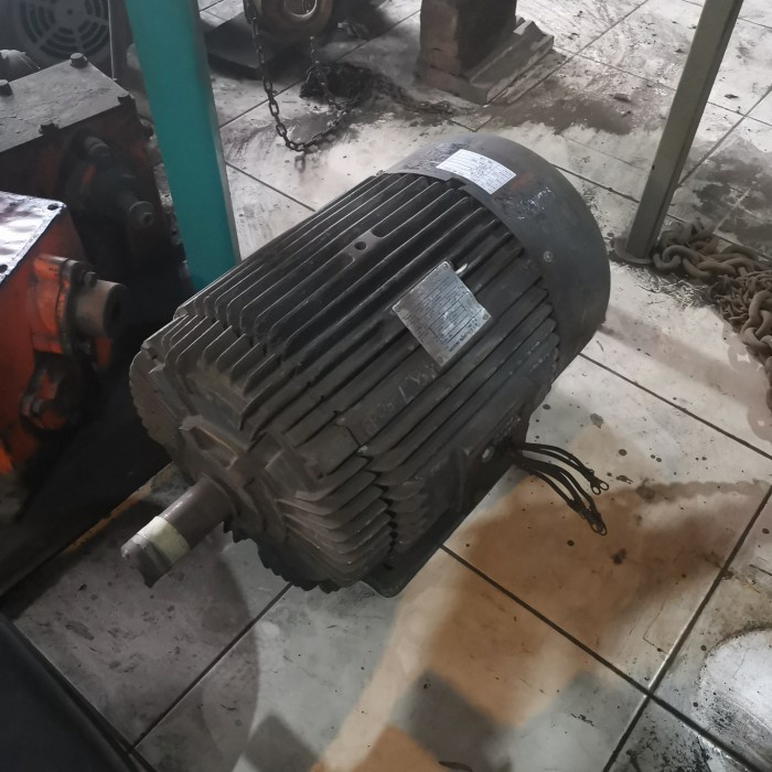Jual Dinamo Electro Motor 20 HP 3 Phase 975 RPM 15 KW HICO HYOSUNG ...