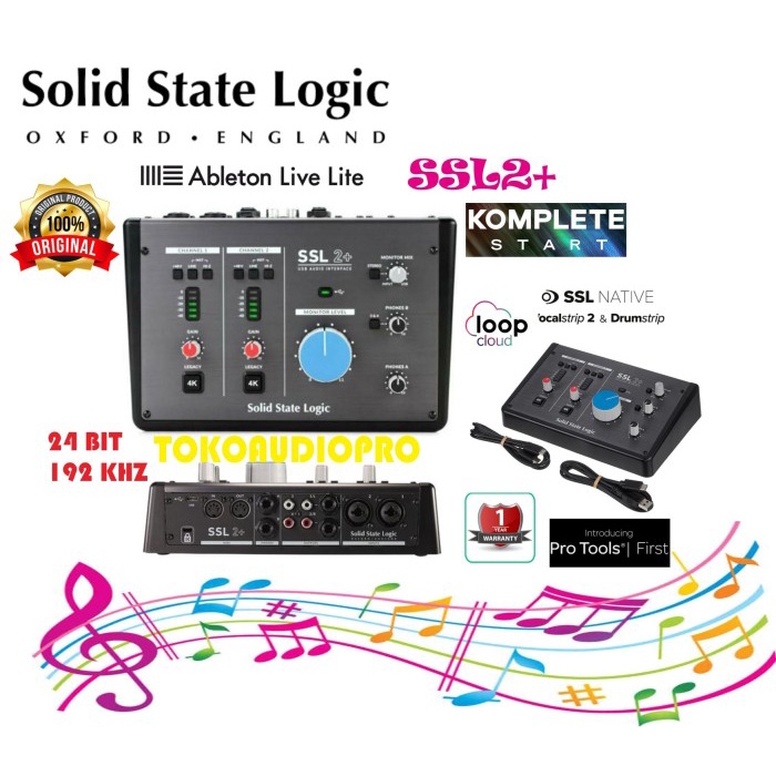 Jual Solid State Logic SSL2+ USB Audio Interface | Shopee Indonesia