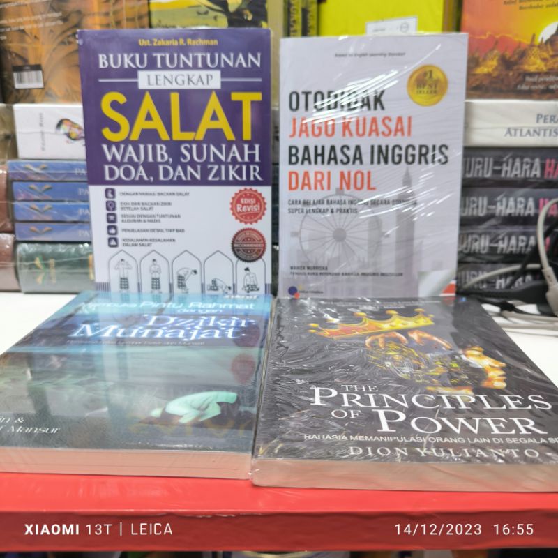 Jual Paket 4 Buku Tuntunan Lengkap Salat, Otodidak Jago Kuasai Bahasa ...