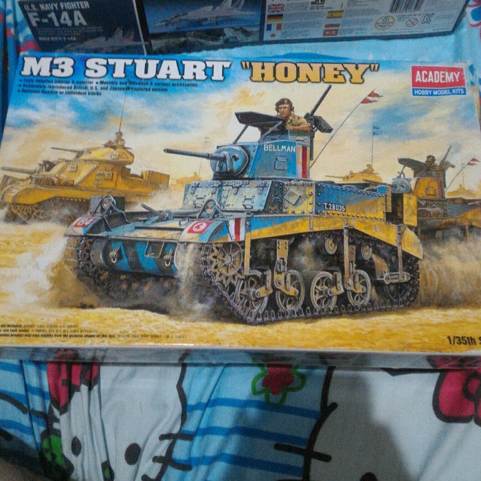 Jual COD Tank M3 Stuart Honey 1/35 Model Kit Academy Sale Terbaru ...